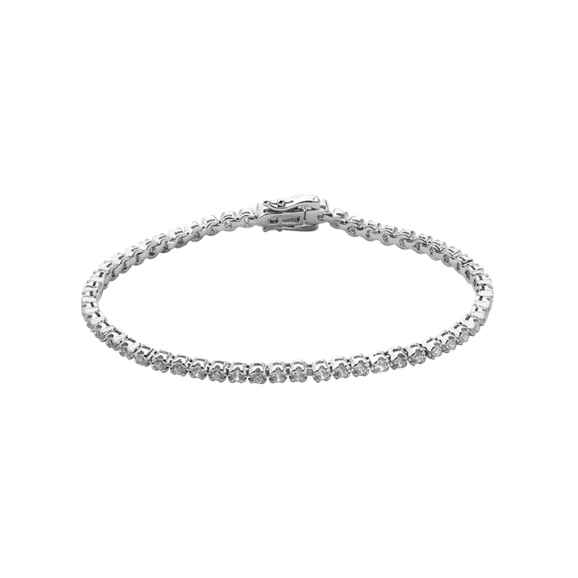 xenox-tennisarmband-925-sterlingsilber-mit-zirkonia-steinen-rhodiniert image 1