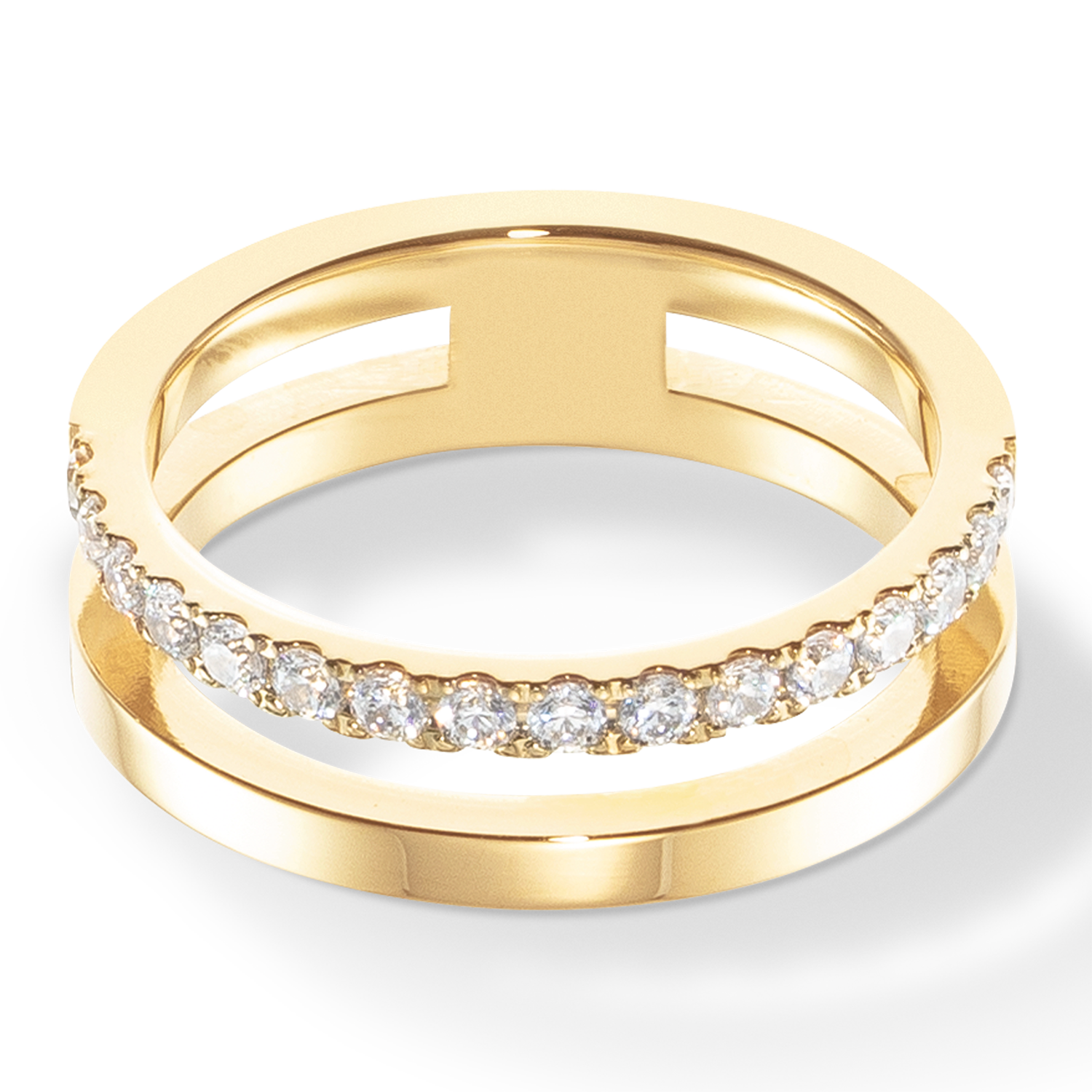 coeur-de-lion-eternal-unity-ring-gold-kristall image 2