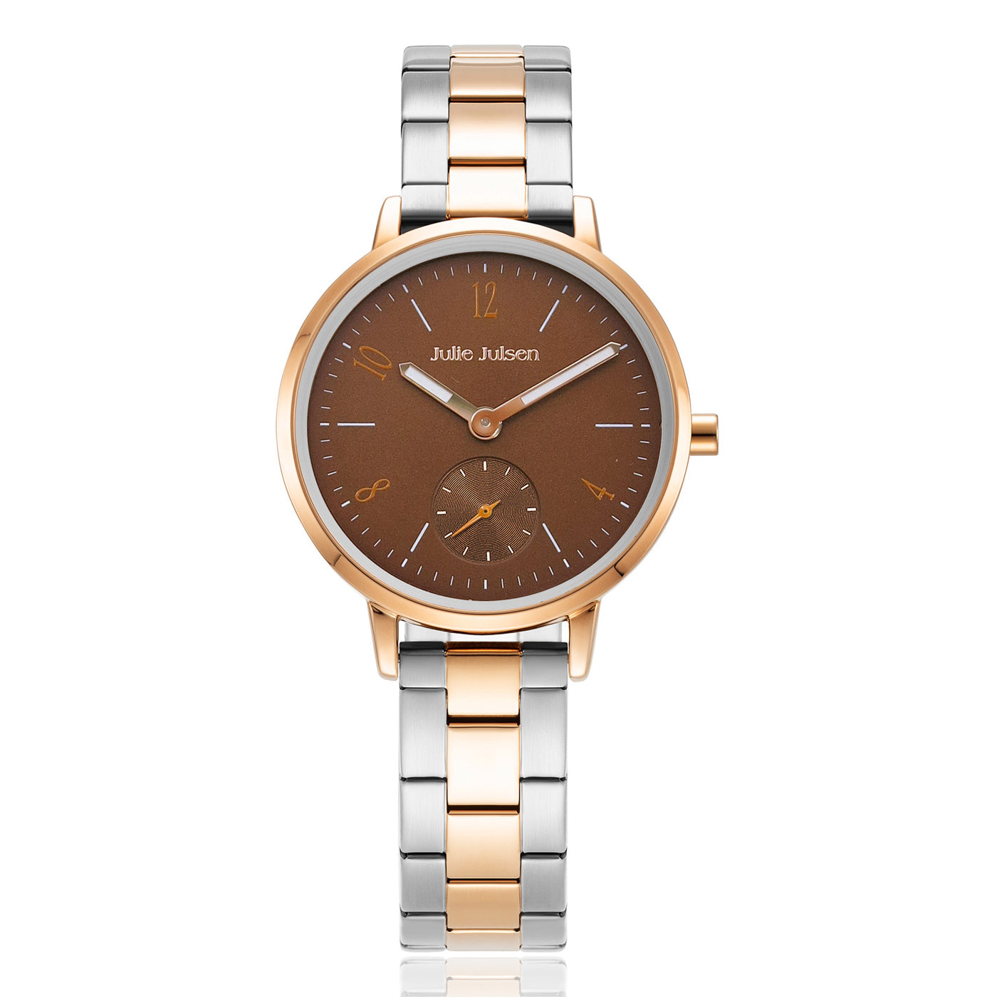 julie-julsen-damenarmbanduhr-little-second-ros-bicolor-edelstahl-3-atm image 1
