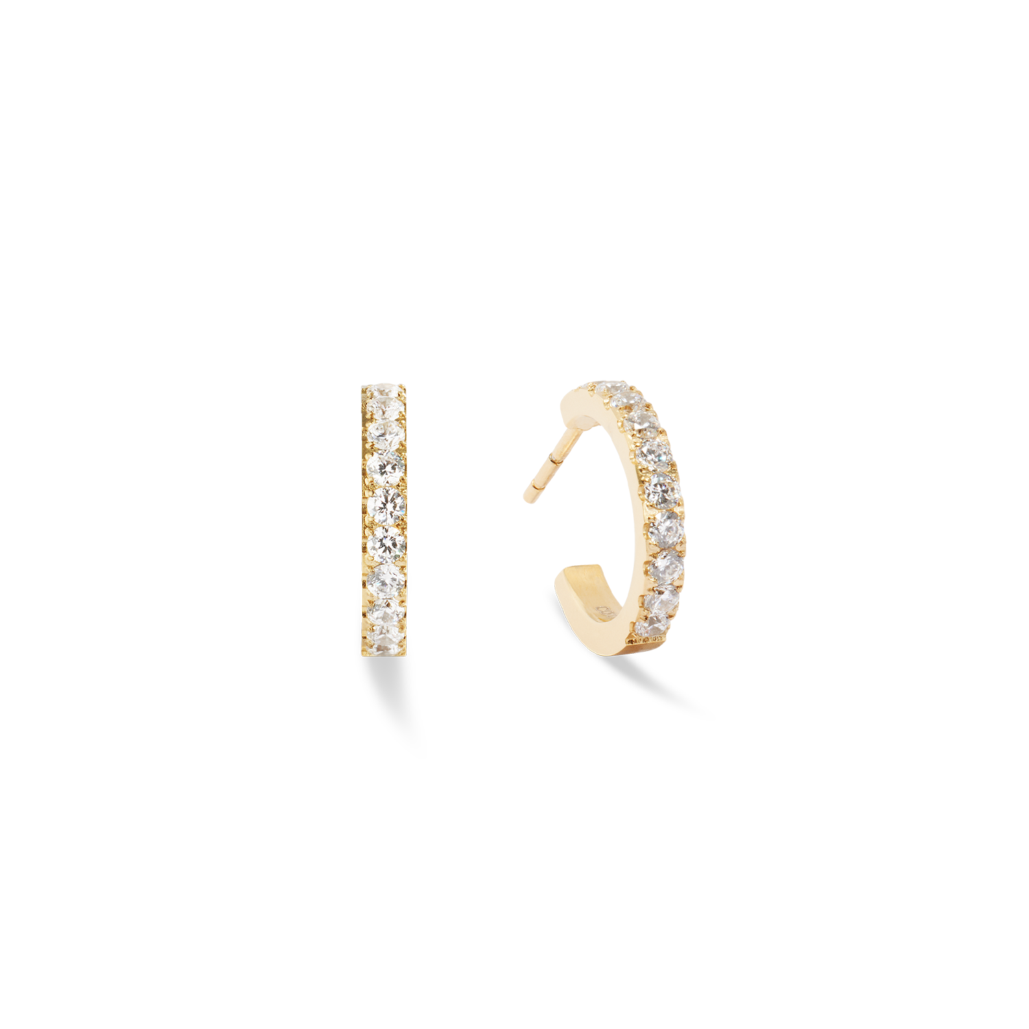 coeur-de-lion-eternal-love-creole-mini-gold-kristall-zirkonia image 1