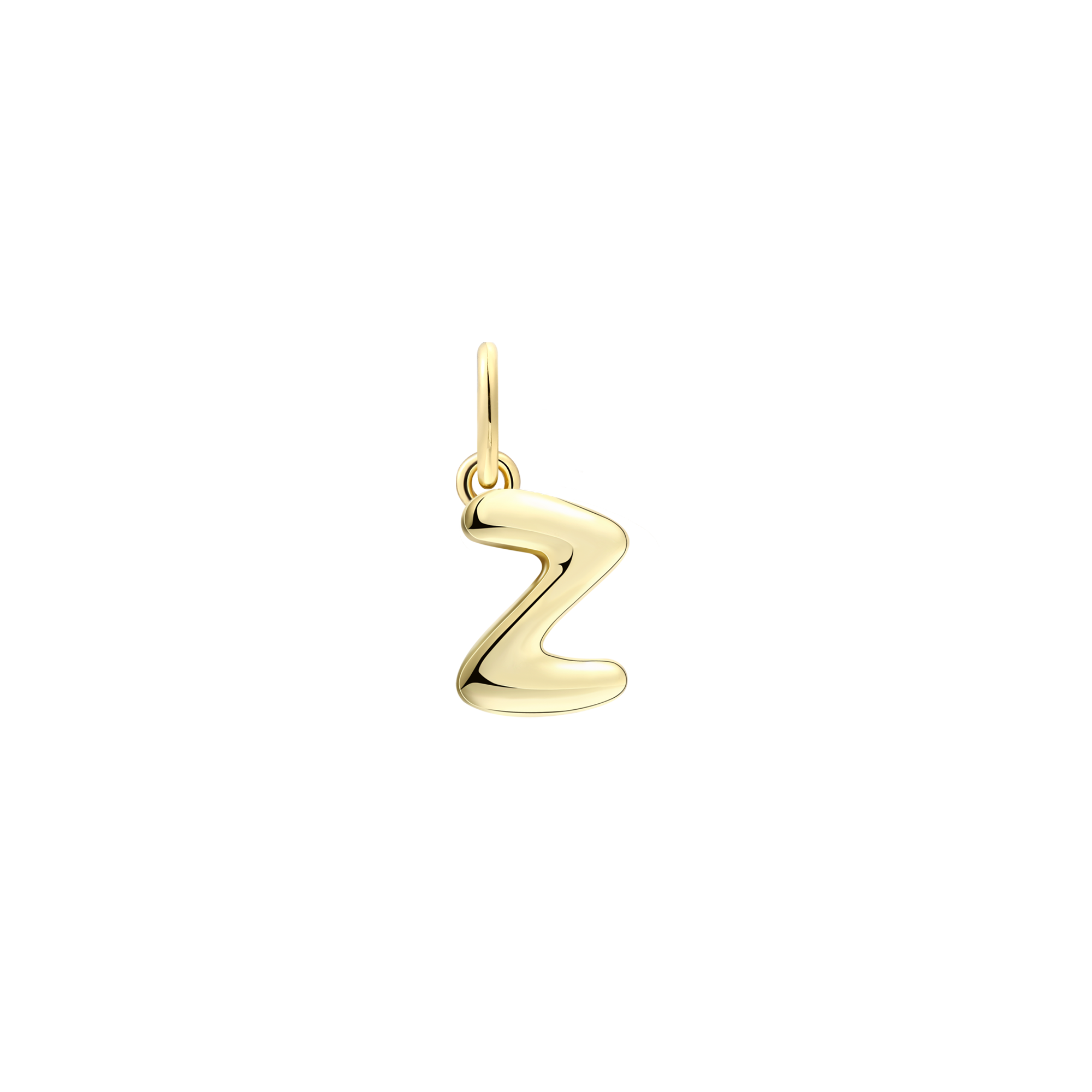 xenox-z-letter-bold-charm-925-sterlingsilber-18k-vergoldet-buchstabe-z image 1