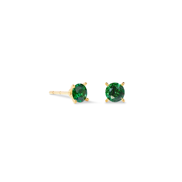 coeur-de-lion-ohrstecker-glam-dot-5-mm-gold-dunkelgr-n-zirkonia-edelstahl image 1