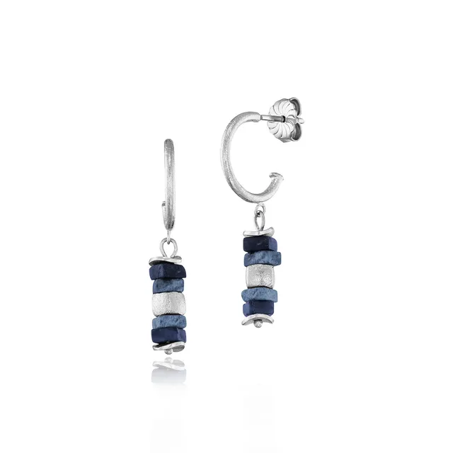 julie-julsen-loving-stones-ohrschmuck-8-blaue-dumortierit-edelsteine-silber-925- image 1