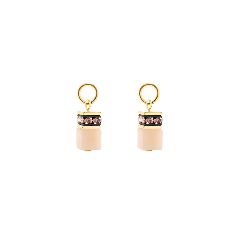 coeur-de-lion-ear-me-up-charm-geocube-gold-apricot-1-8-cm image 1