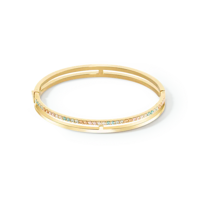 coeur-de-lion-eternal-unity-armreif-gold-multicolor-pastell image 1