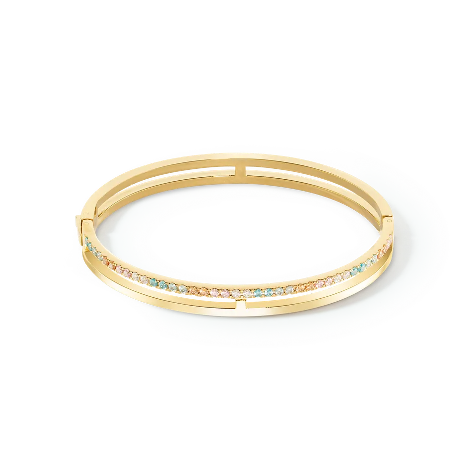 coeur-de-lion-eternal-unity-armreif-gold-multicolor-pastell image 1