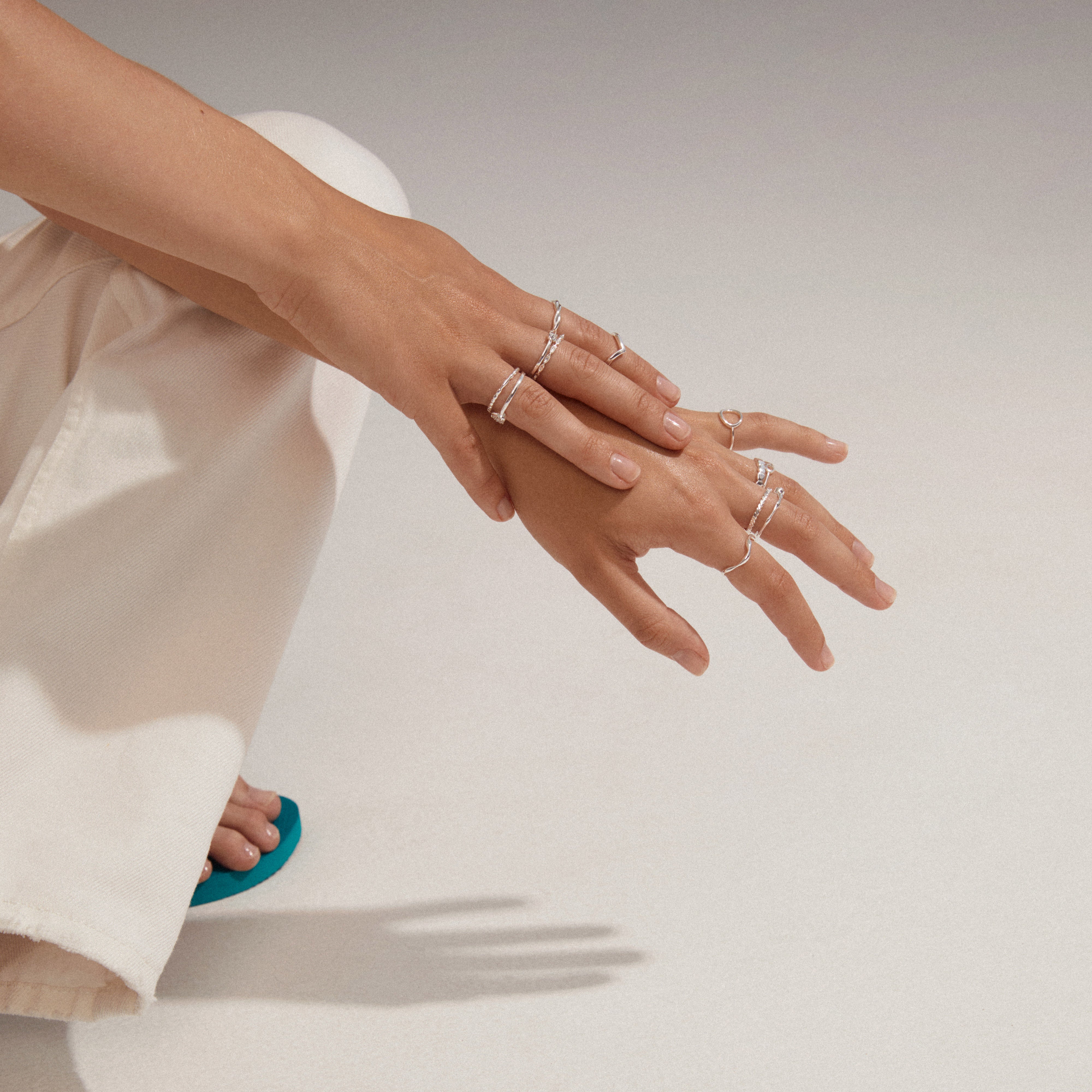 pilgrim-lulu-stapelring-versilbert-minimalistischer-stack-ring image 4