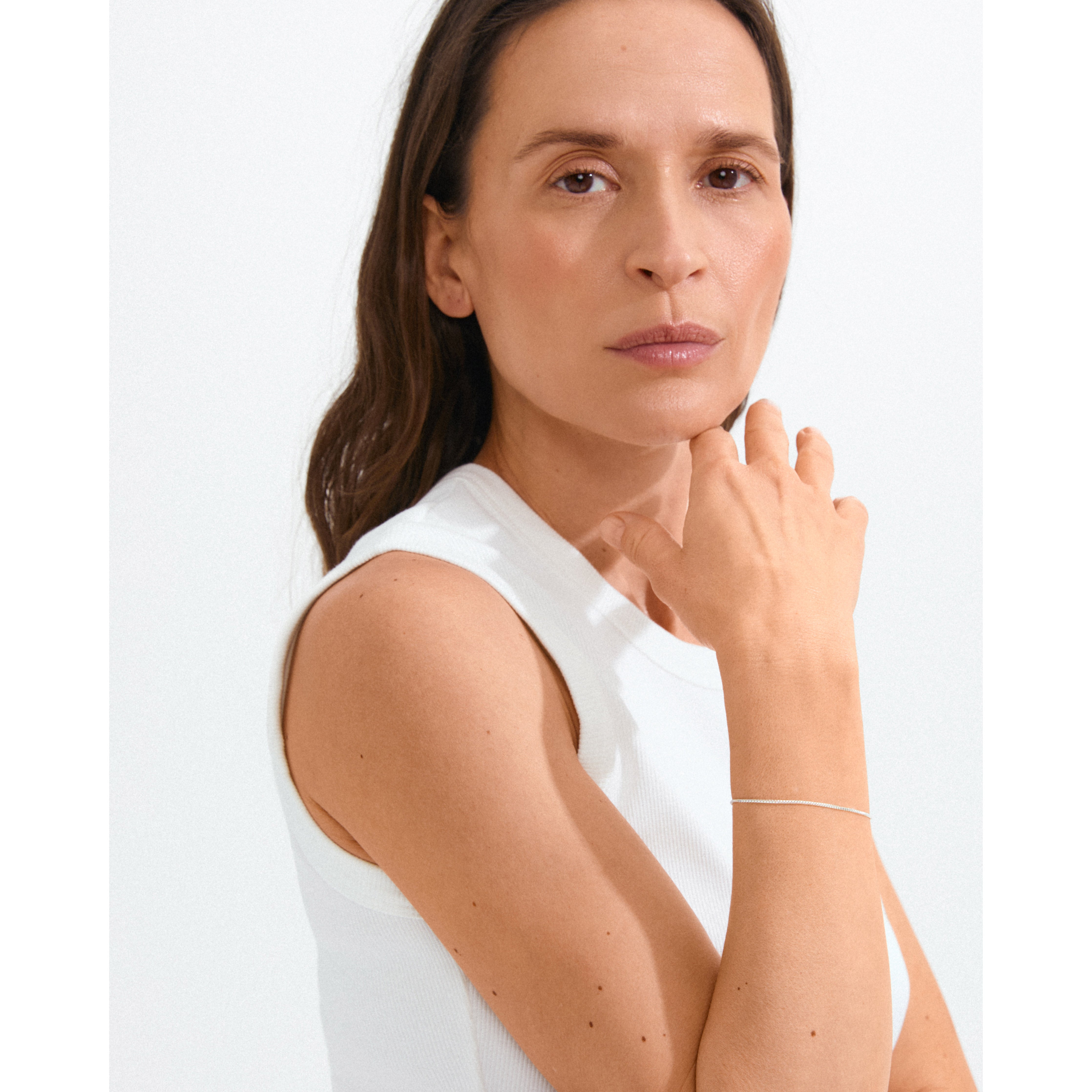 pilgrim-vera-armband-versilbert-box-chain-15-5-cm image 3