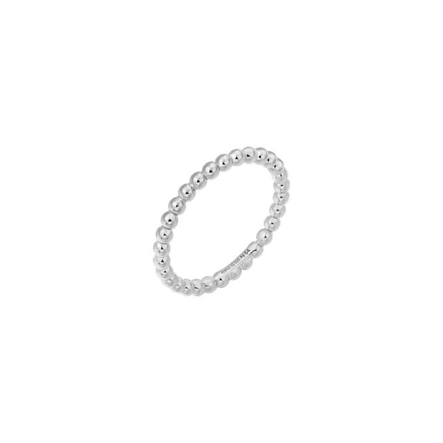 xenox-nova-ring-925-sterlingsilber-rhodiniert-mit-kugelstruktur image 1