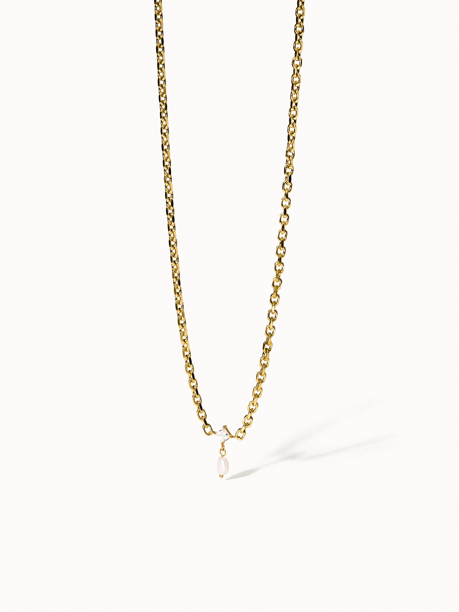 purelei-create-moments-kette-zirkonia-s-wasserperle-verstellbar image 1