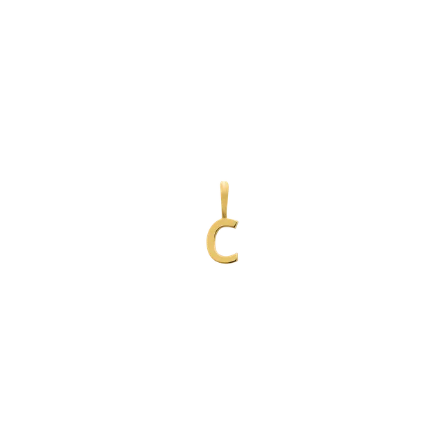 xenox-fine-c-letter-anh-nger-585-gelbgold-buchstabe-c image 1