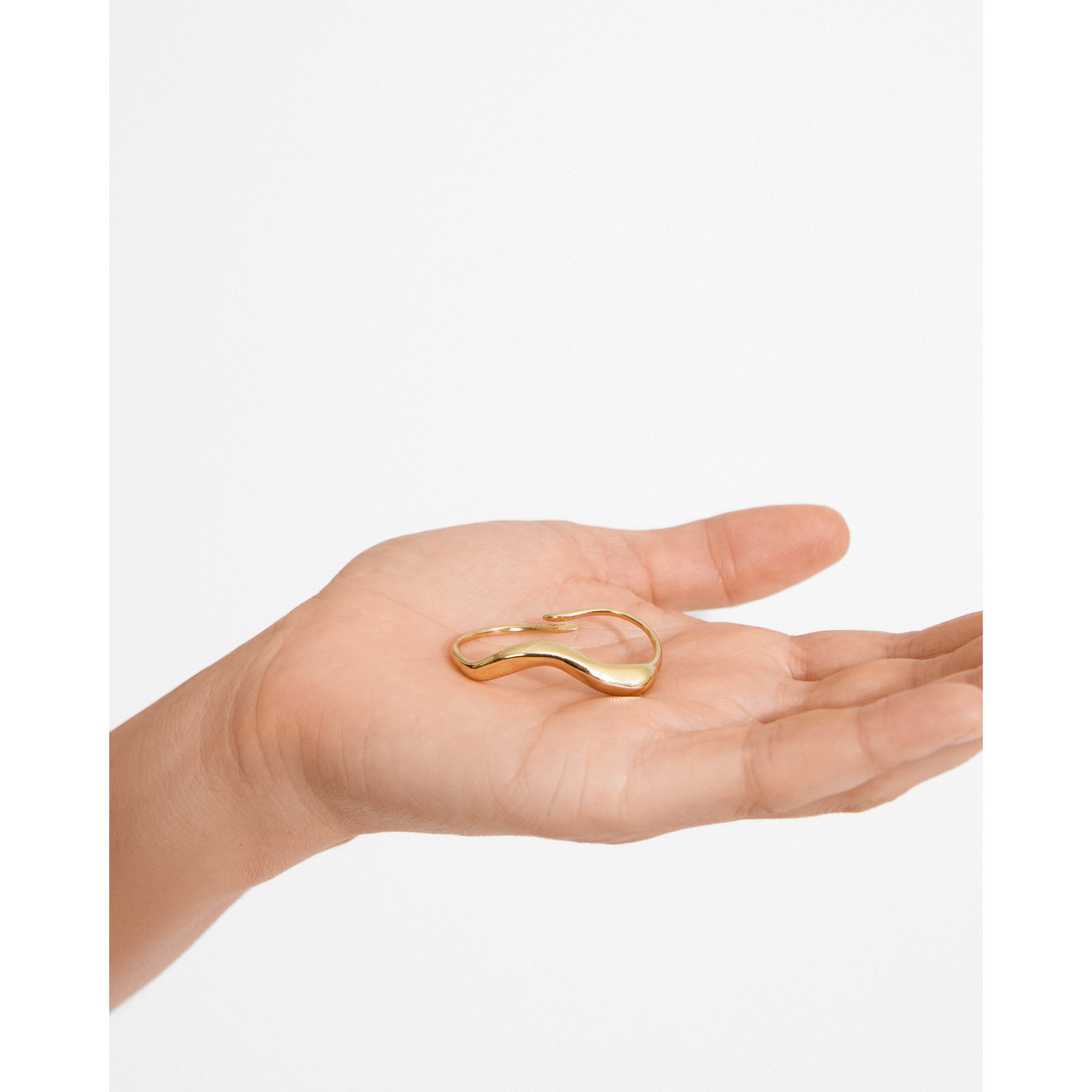 pilgrim-evon-doppelring-vergoldet-verstellbar-skulptural image 4
