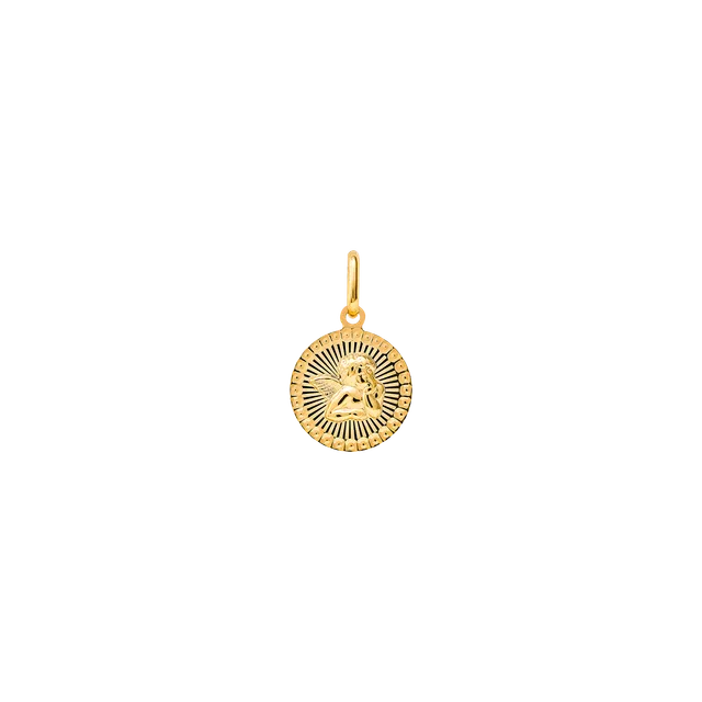 xenox-fine-schutzengel-anh-nger-585-gelbgold image 1