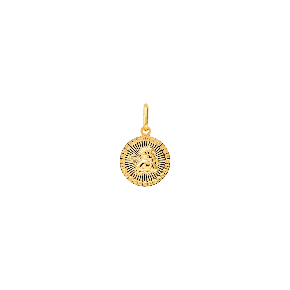 xenox-fine-schutzengel-anh-nger-585-gelbgold image 1