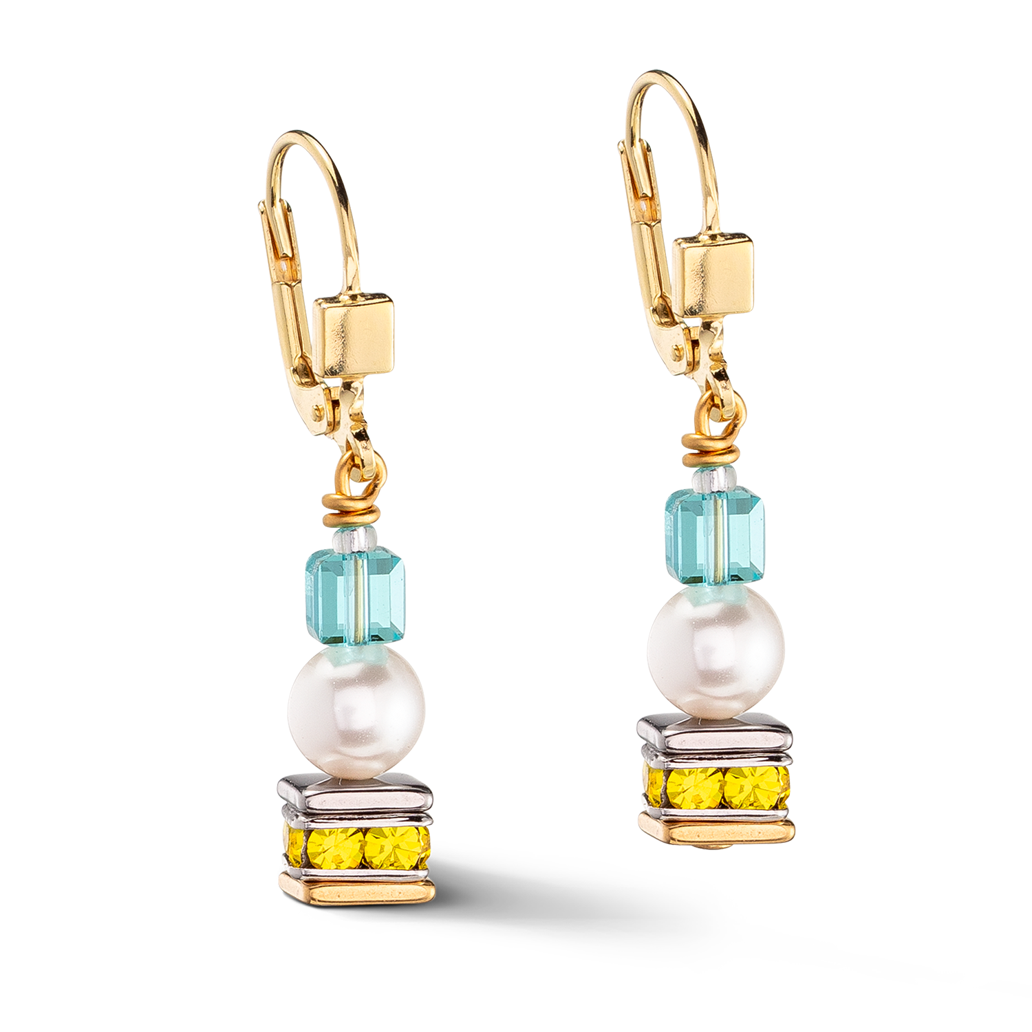 coeur-de-lion-joyful-cubes-pearls-ohrringe-multicolor image 2
