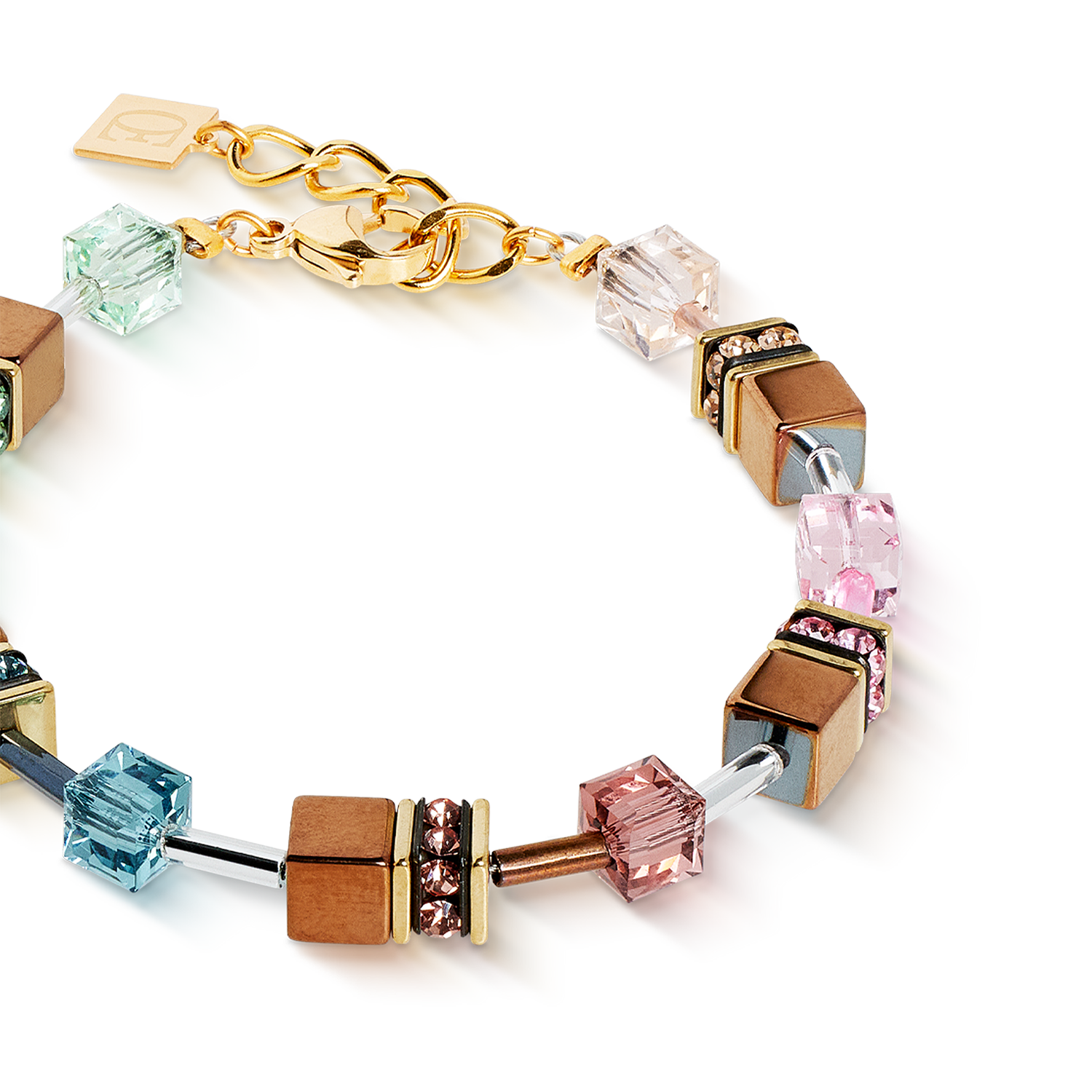 coeur-de-lion-geocube-iconic-metallic-armband-art-nouveau-gold image 2