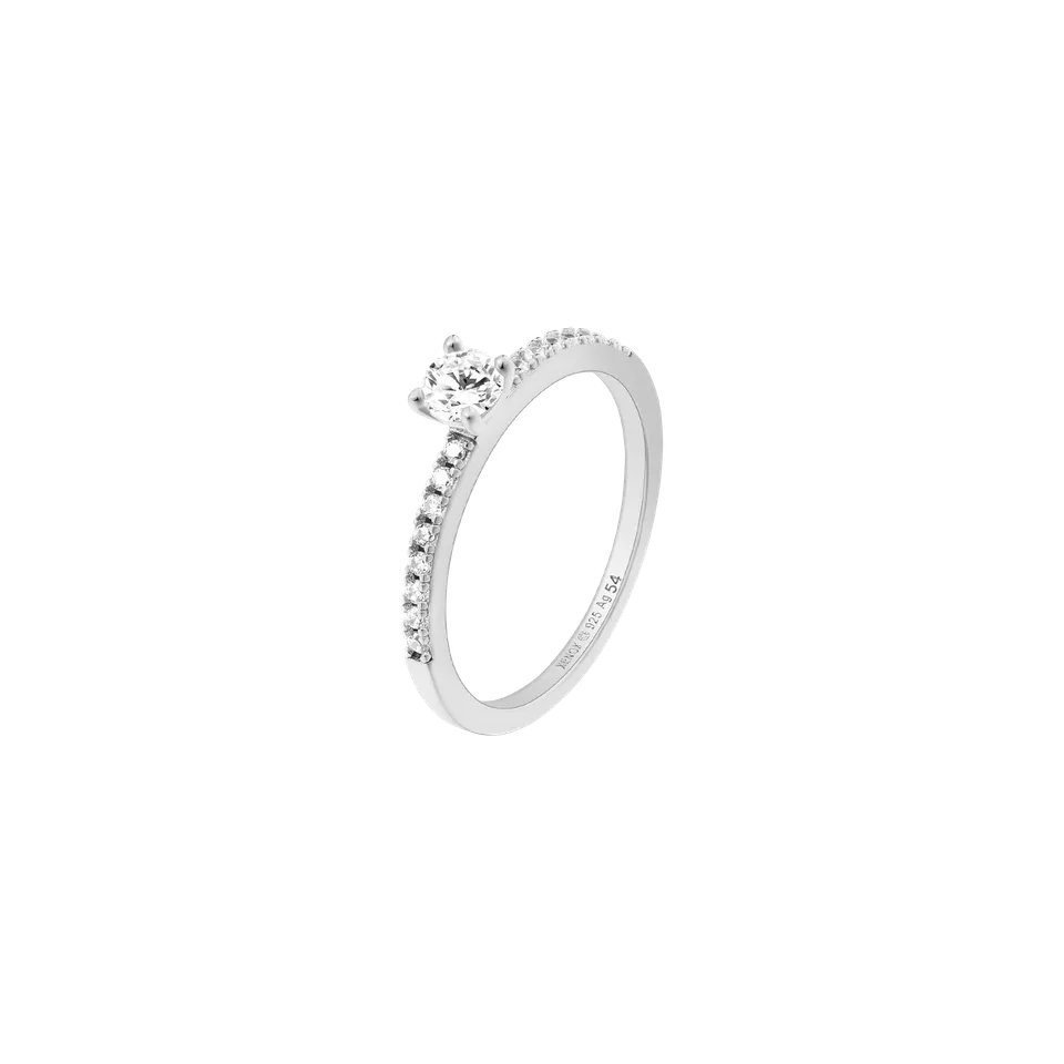 xenox-mila-ring-xs92006-52-925-sterlingsilber-rhodiniert-mit-zirkonia image 1