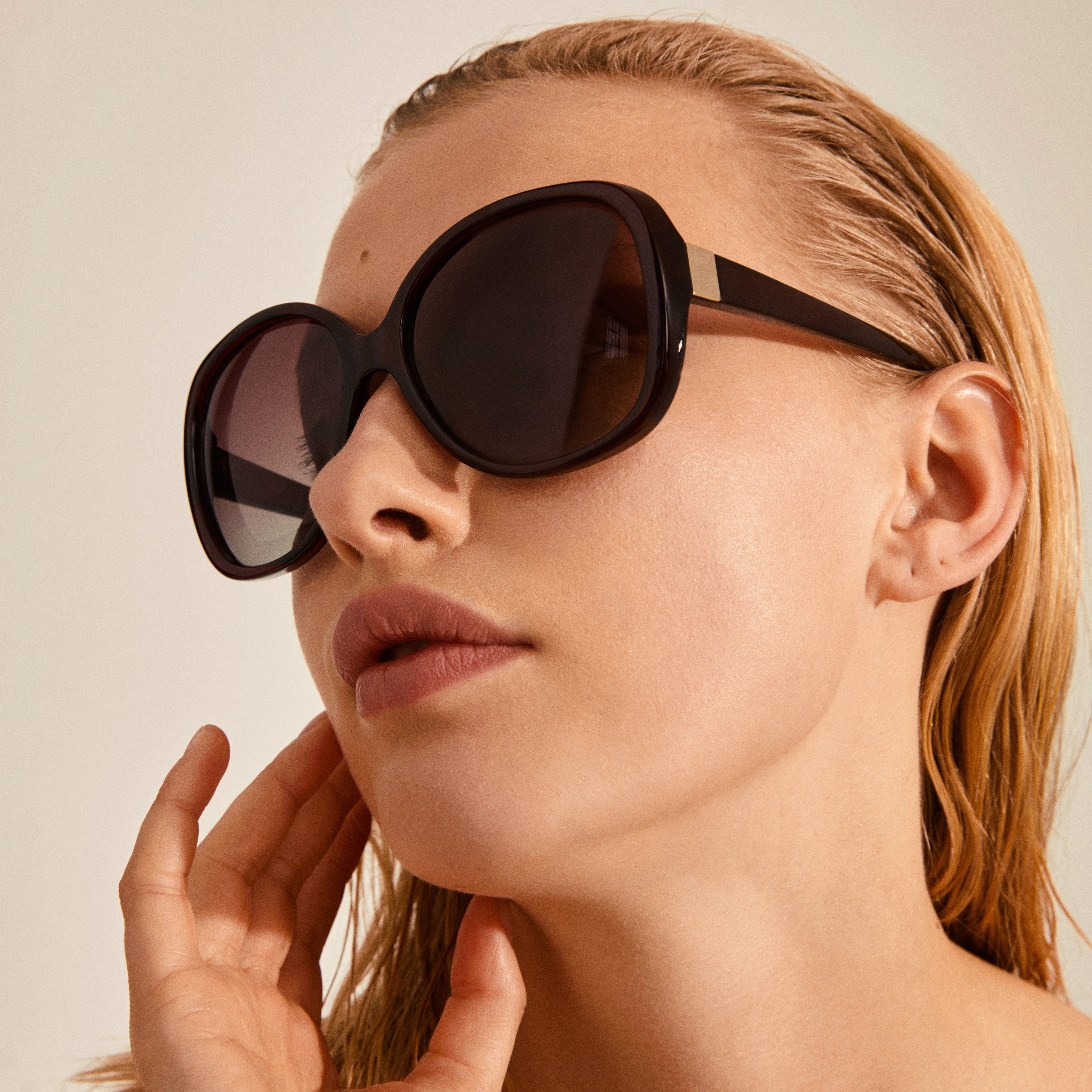 pilgrim-parker-oversize-retro-sonnenbrille-braun-mit-verlauf image 4