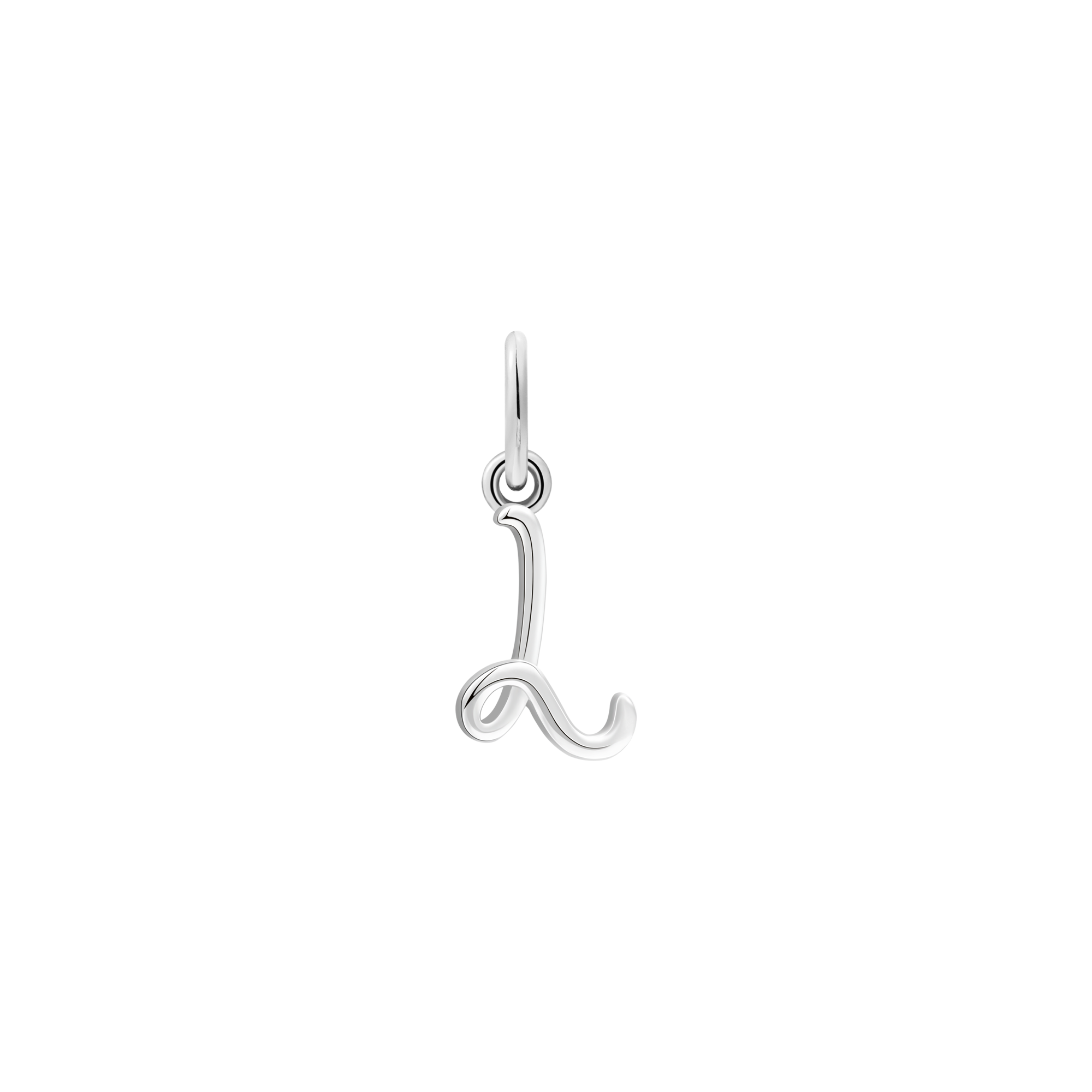 xenox-l-letter-italic-charm-925-sterlingsilber-rhodiniert image 1