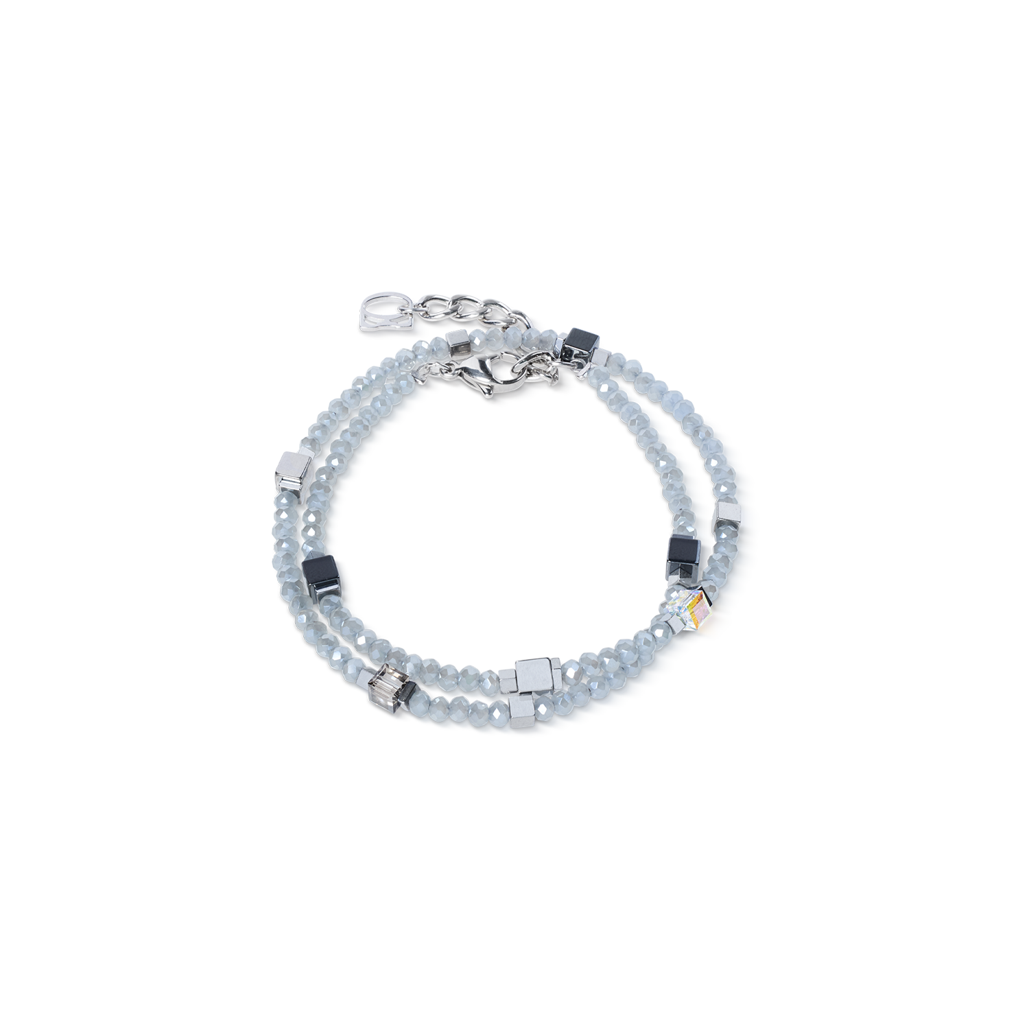 coeur-de-lion-joyful-colours-flex-armband-silber-grau image 1