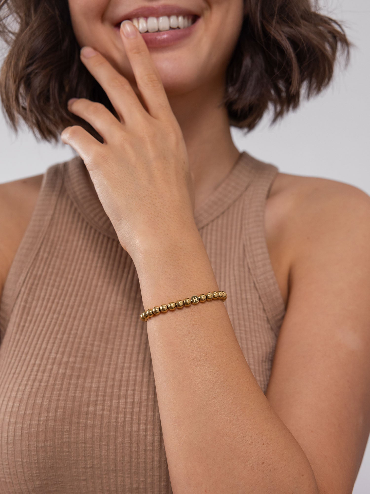 purelei-letter-h-armband-buchstaben-kugelarmband-flexibel image 3
