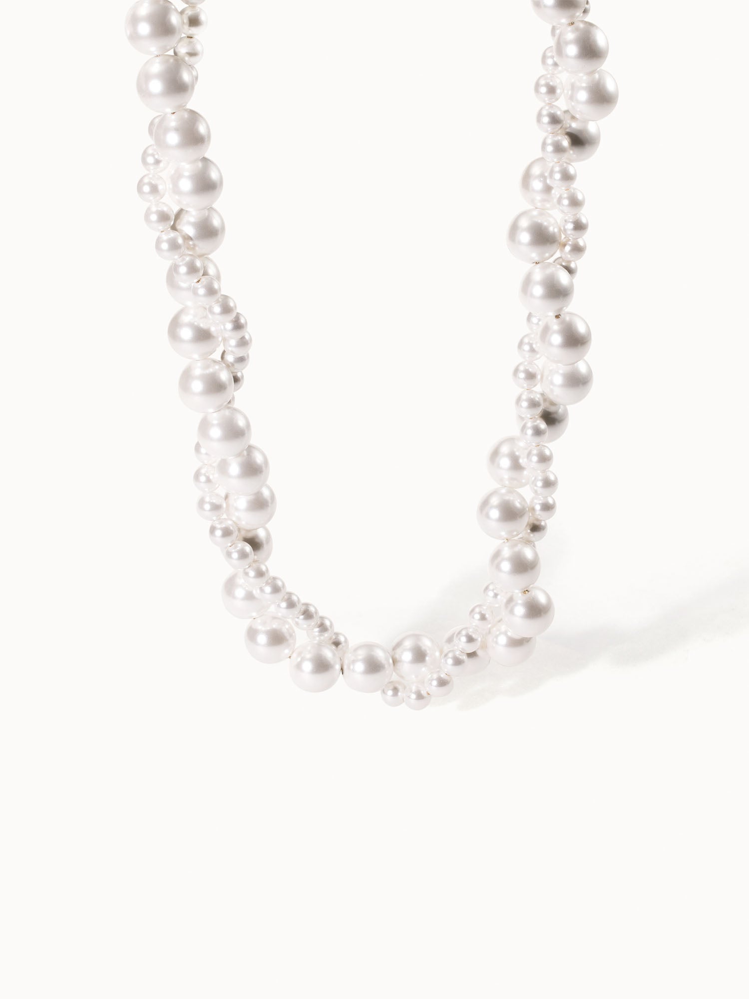 purelei-pearl-elegance-kette-zweireihig-muschelperle-40-45-cm image 1