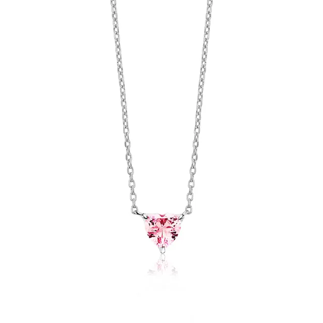 julie-julsen-kette-mit-anh-nger-crystal-heart-silber-mit-pinker-zirkonia image 1