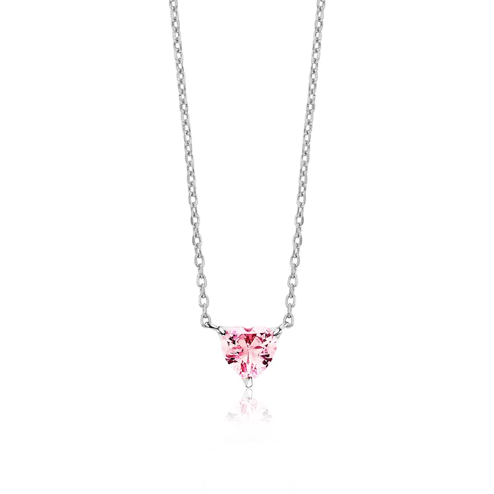 julie-julsen-kette-mit-anh-nger-crystal-heart-silber-mit-pinker-zirkonia image 1