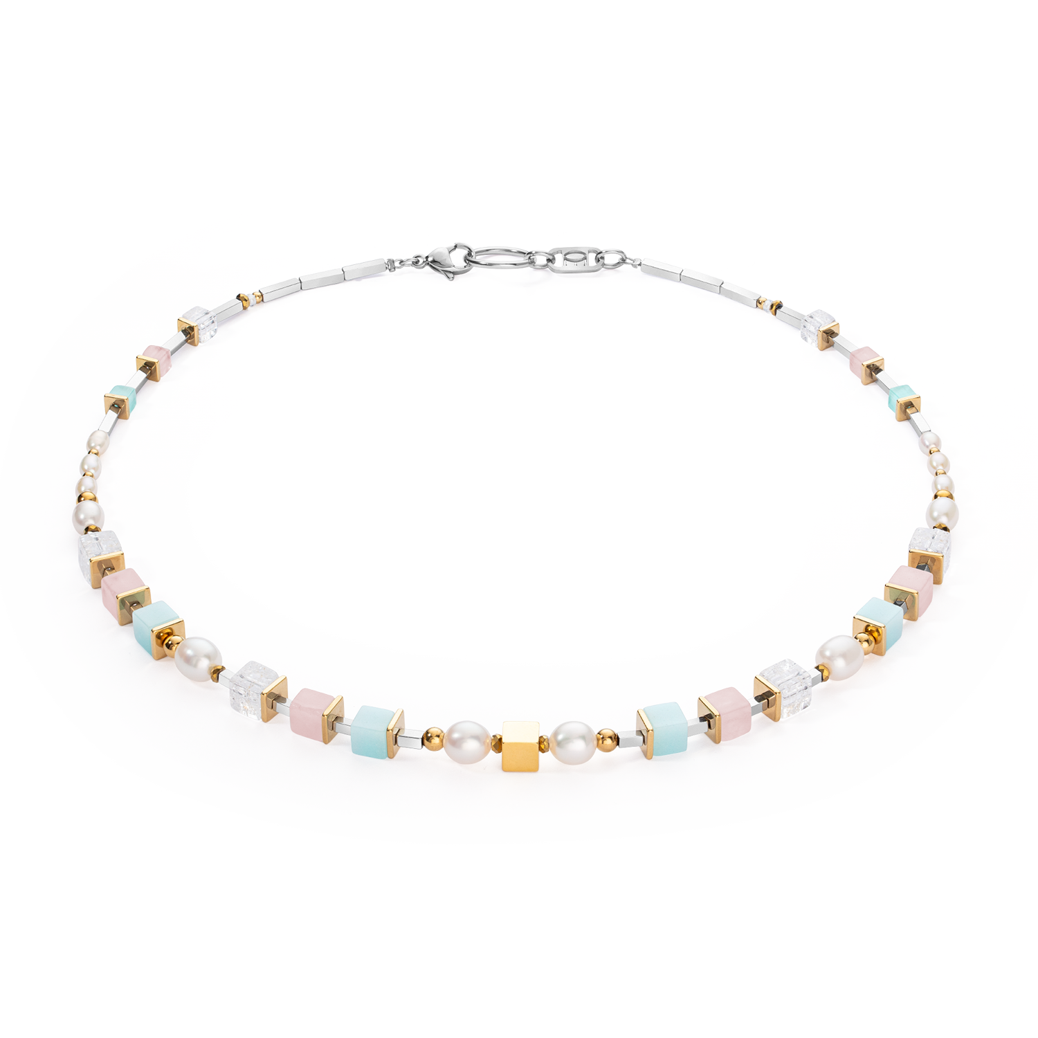 coeur-de-lion-halskette-cool-romantic-cubes-pearls-bicolor image 6