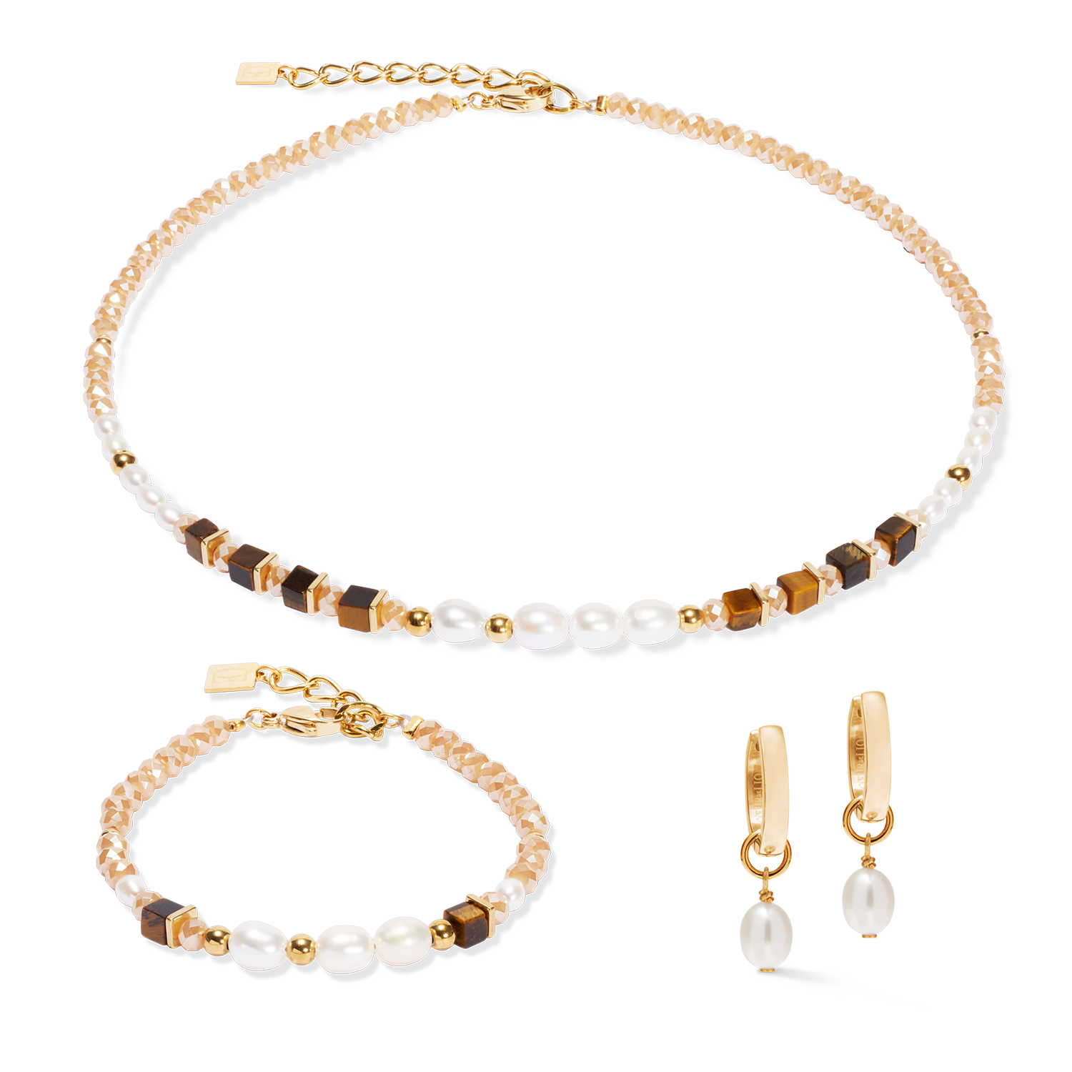 coeur-de-lion-creole-cosmic-pearls-deep-gold-mit-s-wasserperle image 3