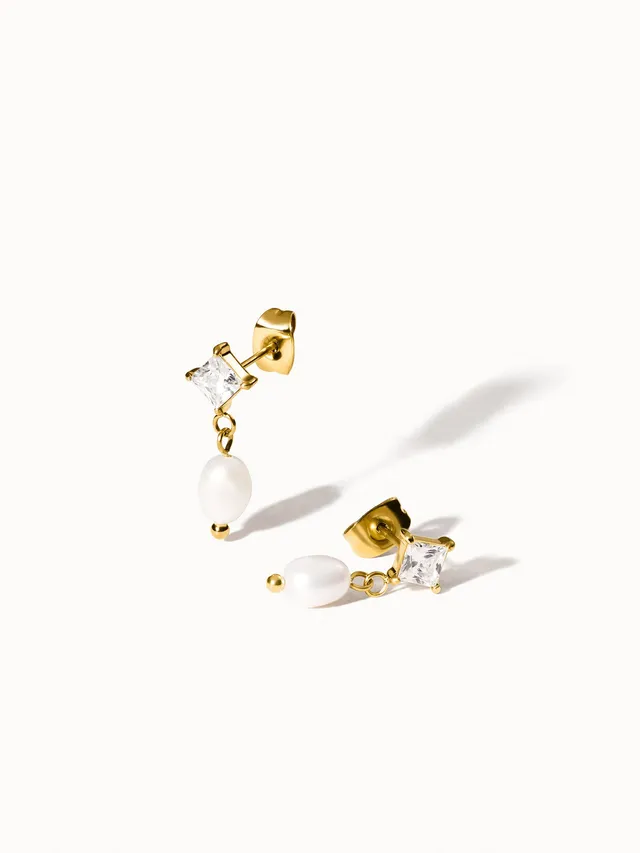 purelei-elegant-pearl-ohrringe-mit-stein-und-perle image 1