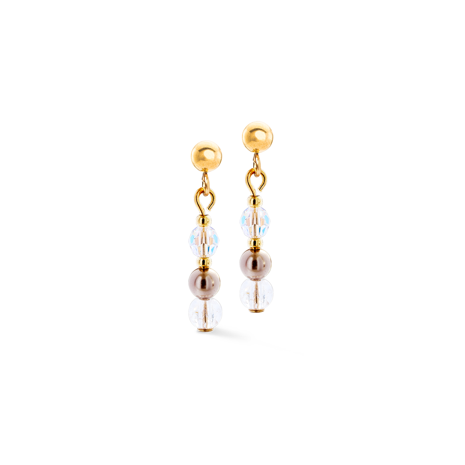 coeur-de-lion-iconic-collection-ohrringe-princess-rhythm-gold-blush-2-5-cm image 2