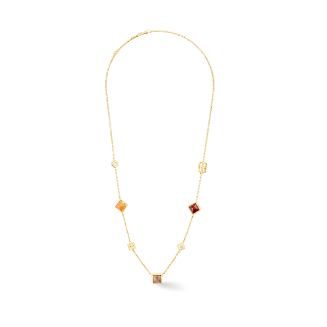 coeur-de-lion-station-collection-halskette-fine-edition-gold-rot image 1