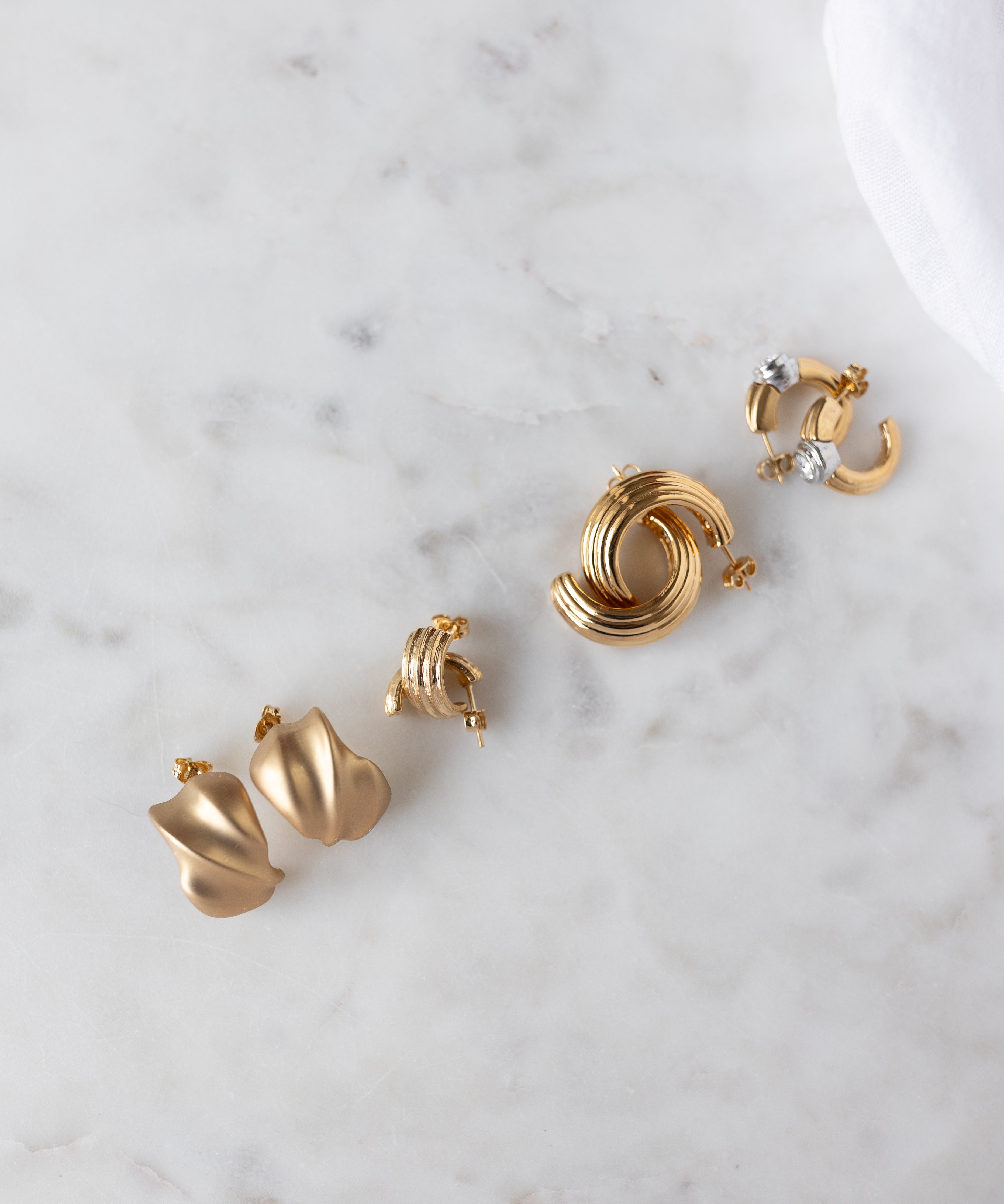 wald-berlin-pop-wave-earrings-big-creolen-3-cm image 4