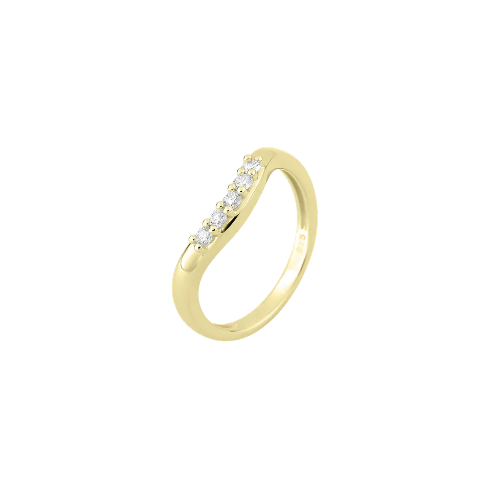 xenox-flow-ring-925-sterlingsilber-mit-lab-grown-diamonds image 1