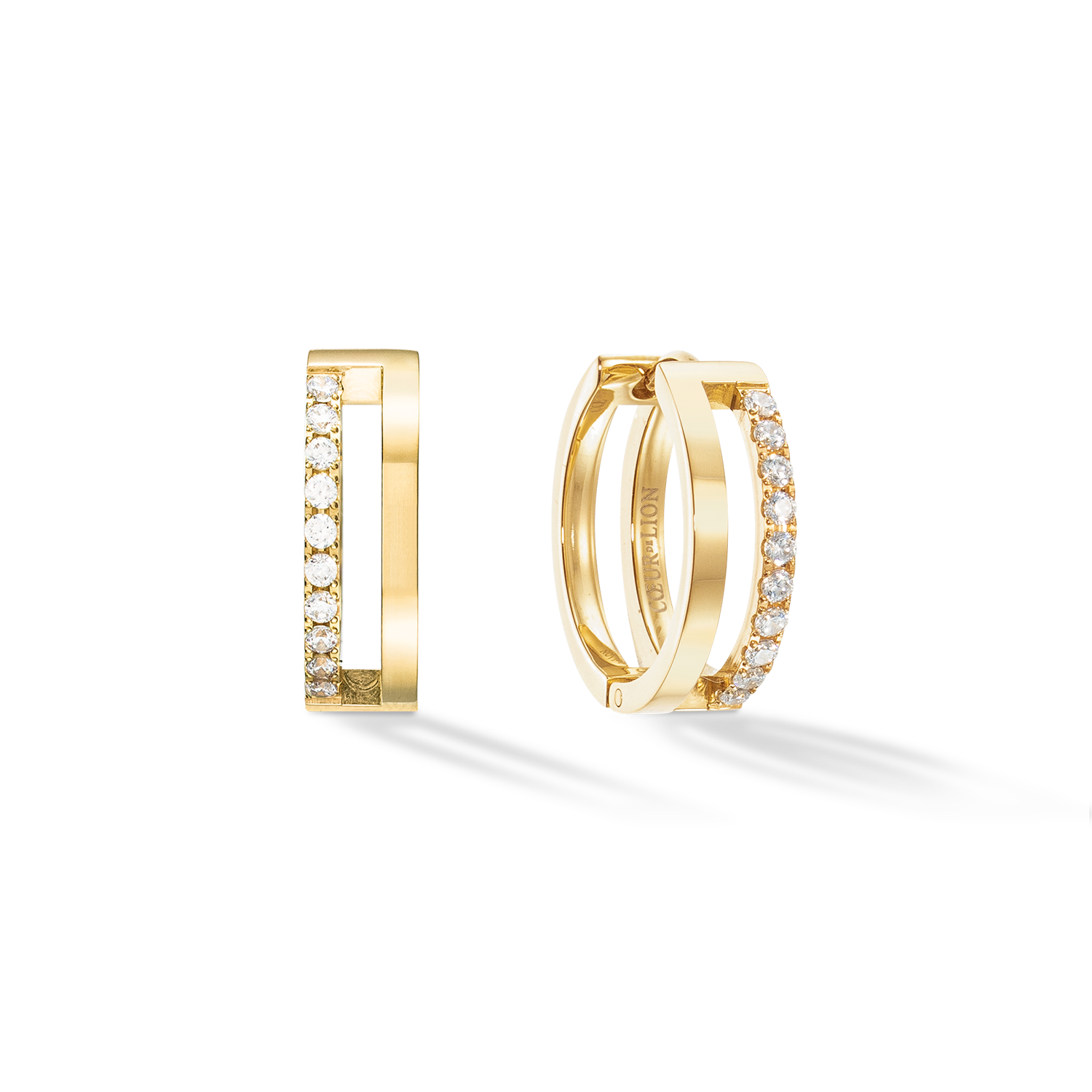 coeur-de-lion-eternal-unity-creolen-gold-kristall image 1