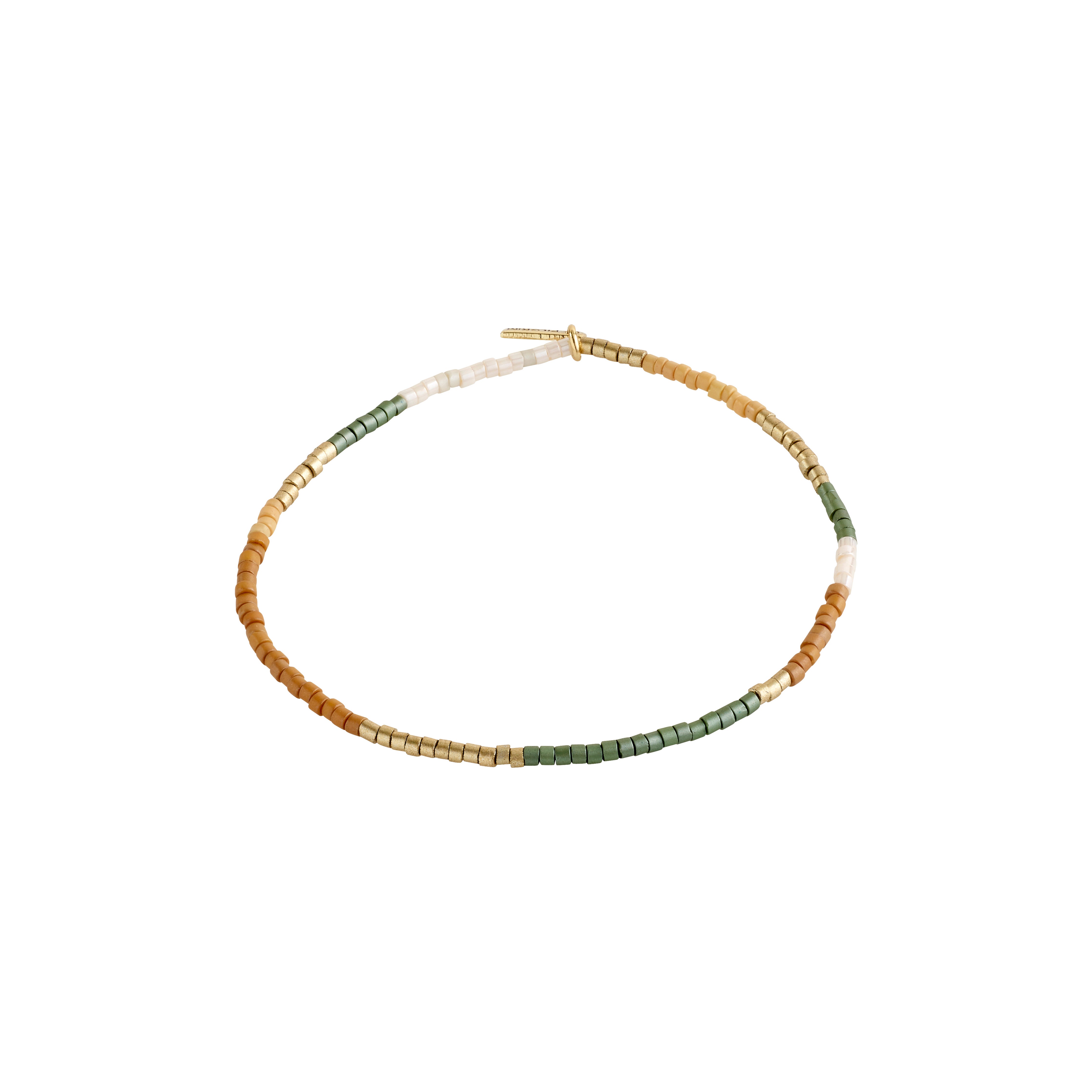 pilgrim-alison-armband-braun-goldplattiert-glasperlen-17-cm image 1