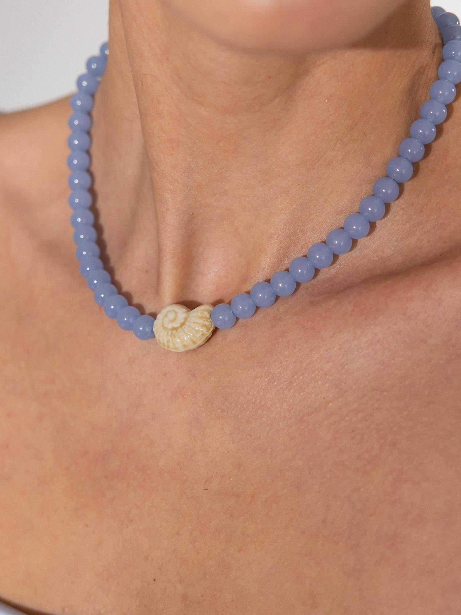 purelei-blue-lagoon-kette-glasperlen-mit-muschel-anh-nger image 7