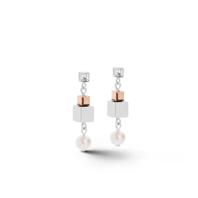 coeur-de-lion-geocube-ohrstecker-cluster-s-wasserperlen-chunky-chain-tricolor image 1