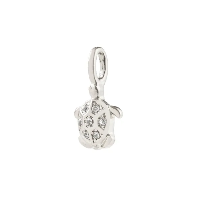 pilgrim-charm-mini-turtle-anh-nger-versilbert image 1