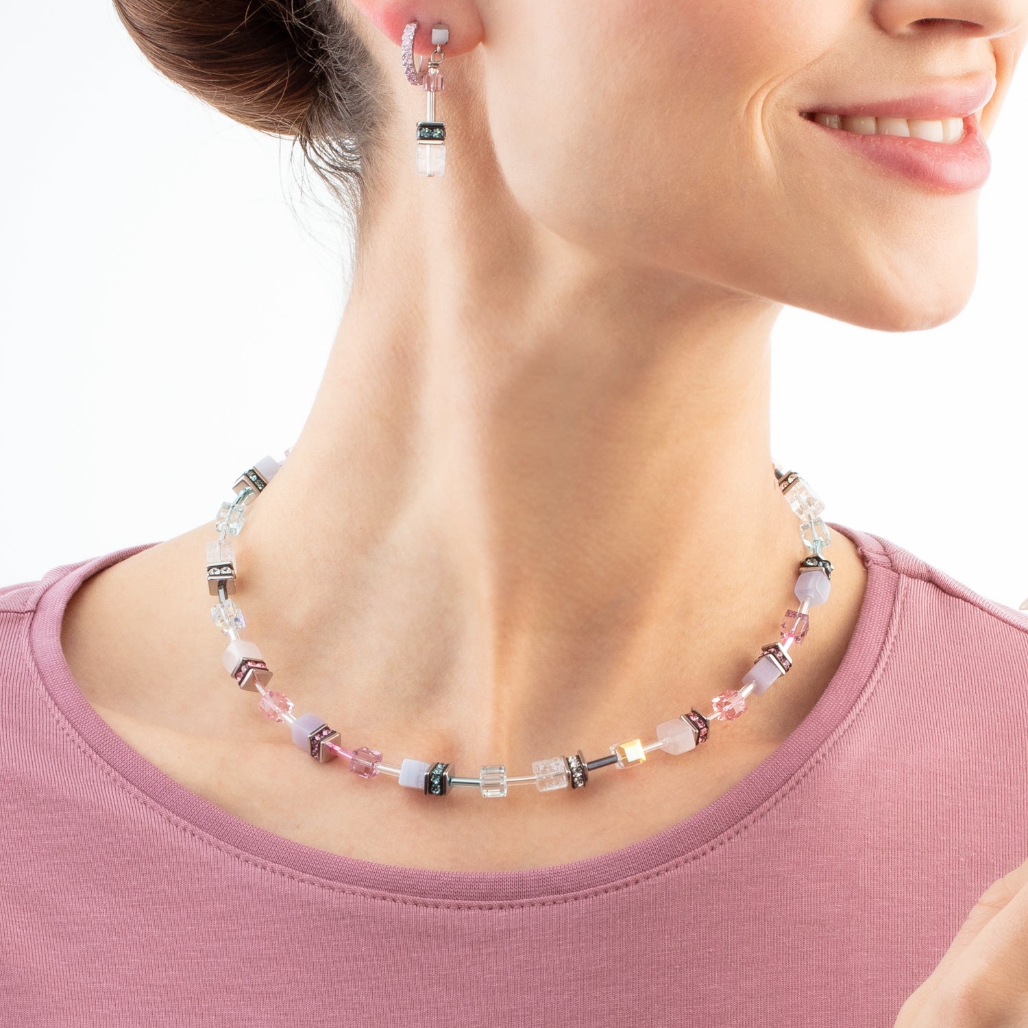 coeur-de-lion-creole-eternal-love-mini-silber-rosa-1-5-cm image 4
