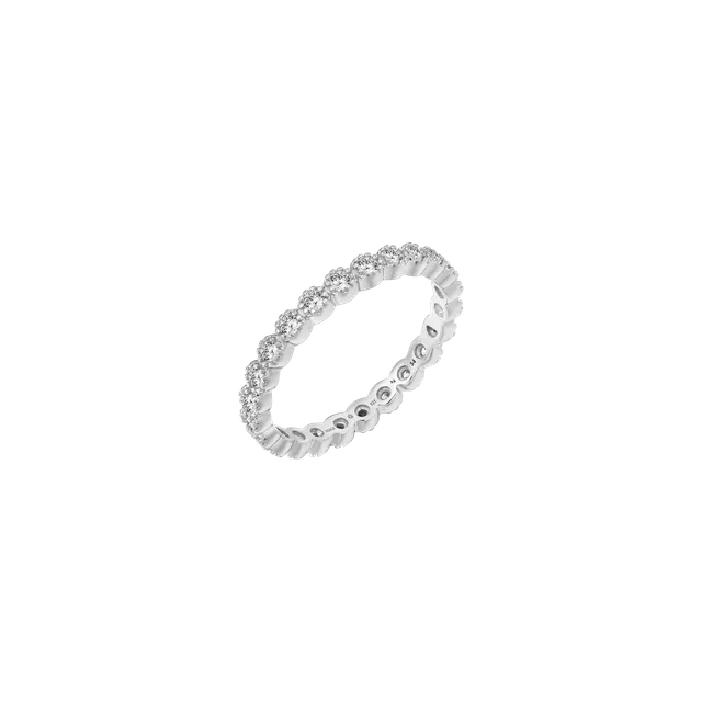 xenox-pure-essentials-ring-925-sterlingsilber-rhodiniert-mit-zirkonia image 1