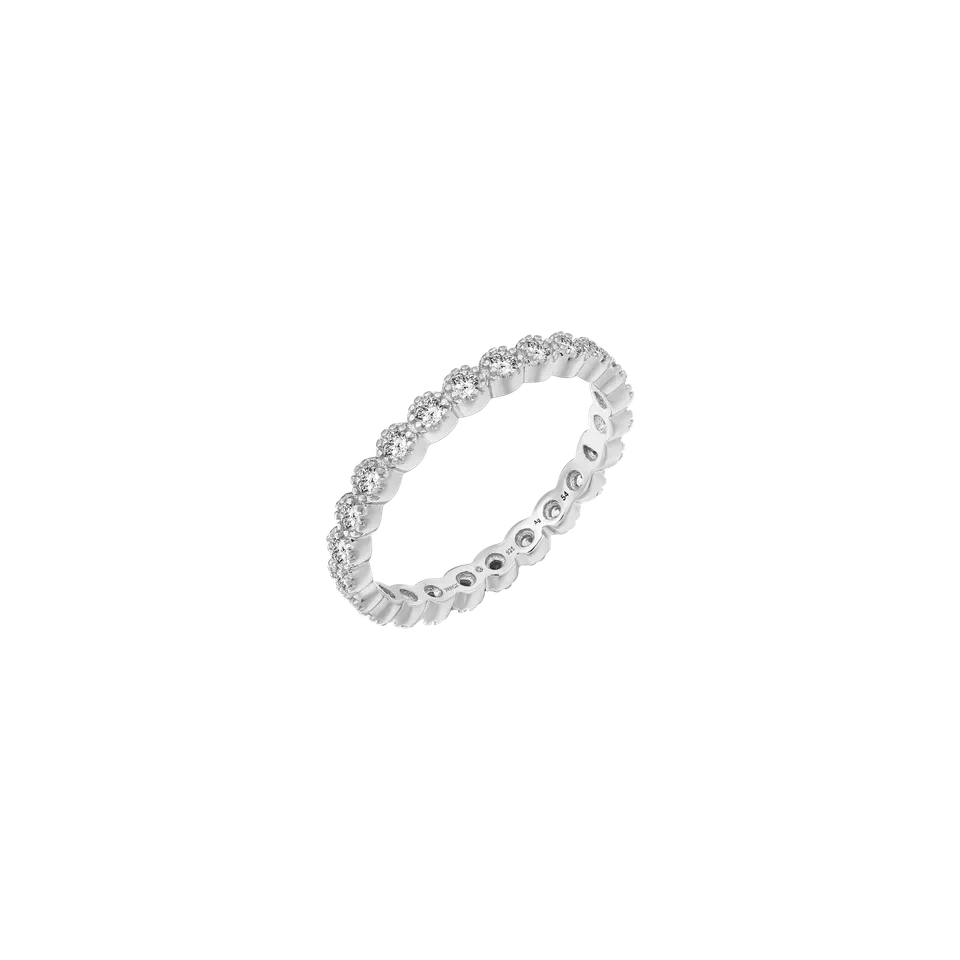 xenox-pure-essentials-ring-925-sterlingsilber-rhodiniert-mit-zirkonia image 1