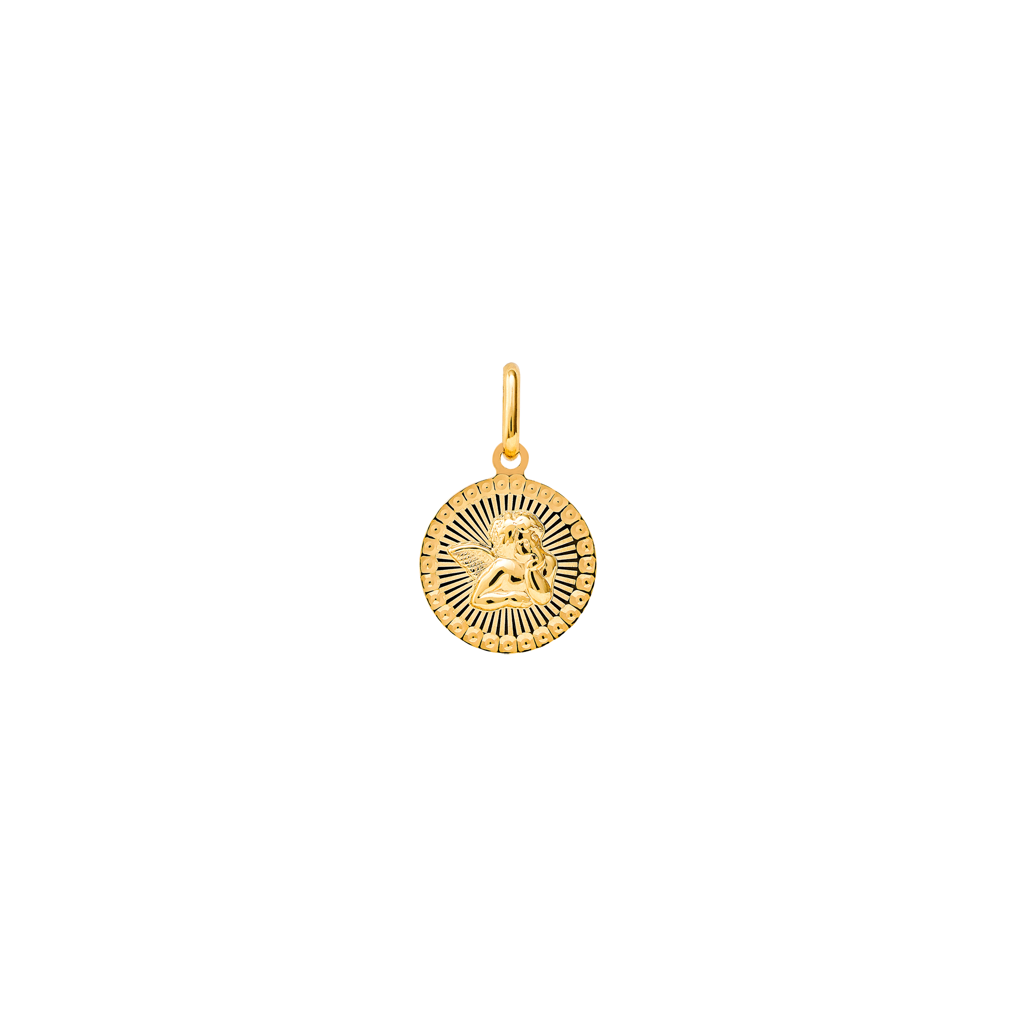 xenox-fine-schutzengel-anh-nger-585-gelbgold image 1