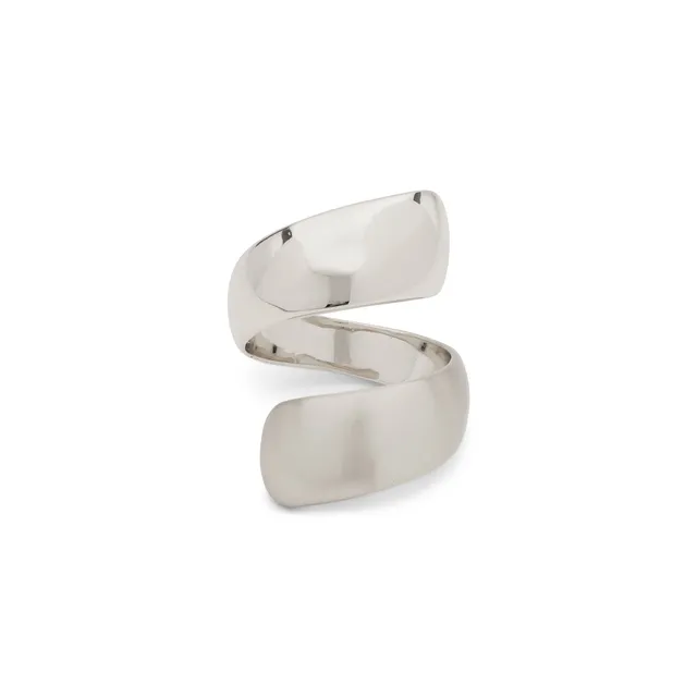 pilgrim-alma-ring-versilbert-wickelring-gr-enverstellbar-matt-gl-nzend image 1