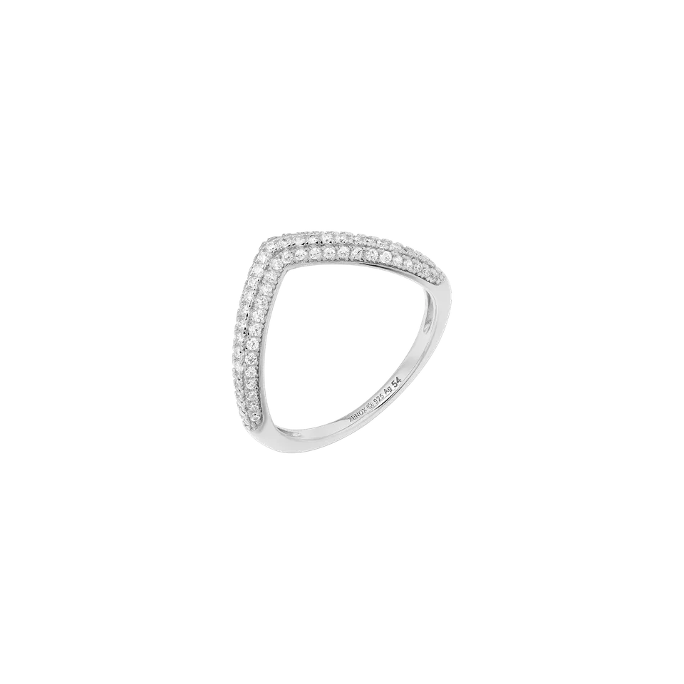 xenox-trilogy-ring-925-sterlingsilber-rhodiniert-xs91845 image 1