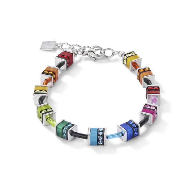 coeur-de-lion-geocube-armband-classic-polaris-strass-multicolor image 1