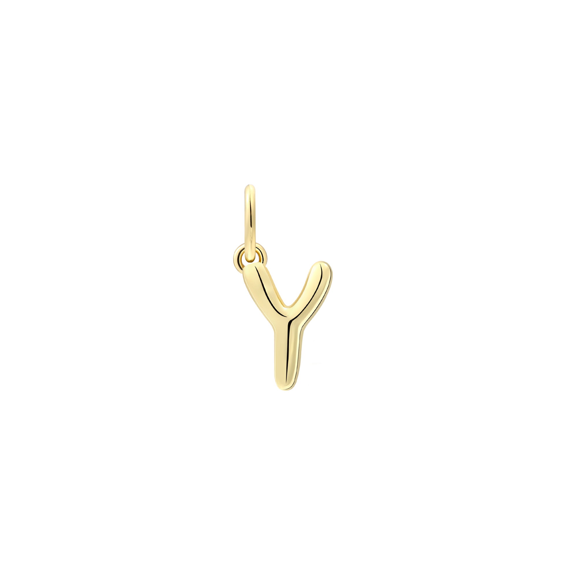 xenox-y-letter-bold-charm-925-sterlingsilber-18k-vergoldung image 1