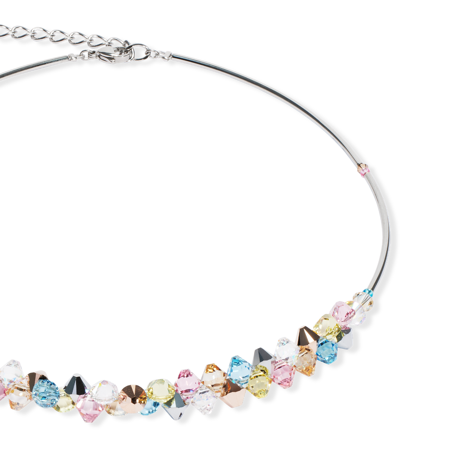 coeur-de-lion-halskette-dancing-crystals-silber-pastell image 2