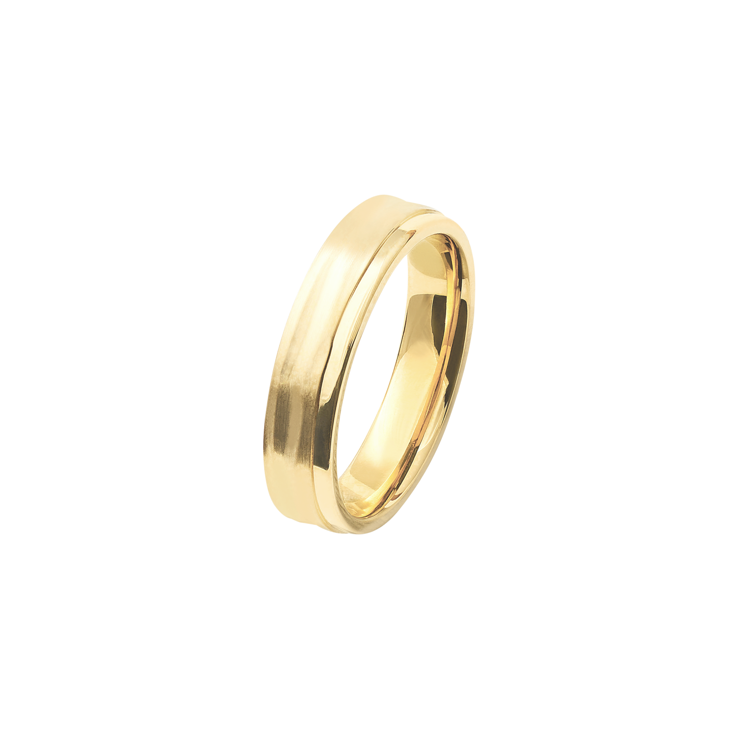xenox-partnerring-aus-edelstahl-goldfarben-beschichtet image 1